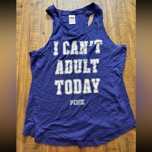 Pink by Victoria’s Secret racerback tank size medium